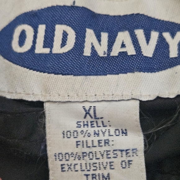 VTG Old Navy Winter Sport Reversible 1/4 Zip Anorak Ski Snow Puffy Jacket Men XL - Picture 12 of 16